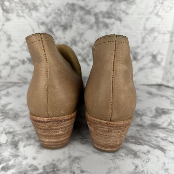 Nisolo Sustainable Womens Mia Everyday Ankle Boots Bootie Shoes 8 Brown Leather - Picture 5 of 9